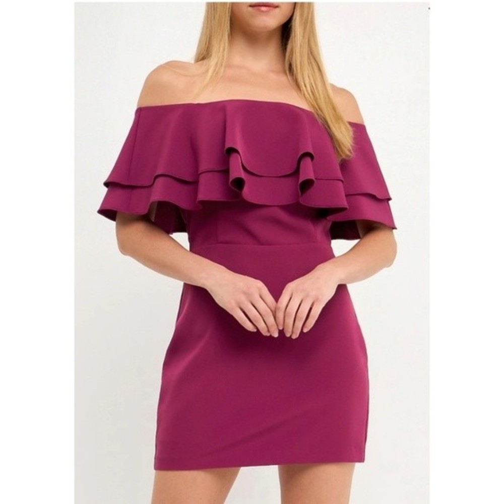 Endless Rose by Anthropologie Off Shoulder Dress - Picture 2 of 11